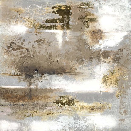 Framed Stormy Contempo Beach Print