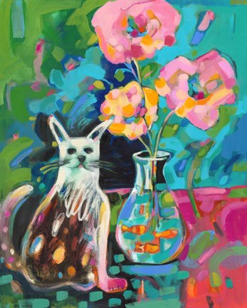 Framed Aquatic Companion Print