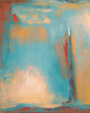 Framed Lauren&#39;s Vue I Print