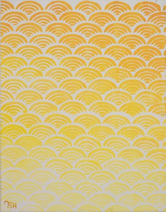 Framed Sun Pattern Print