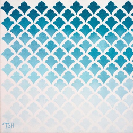 Framed Rain Pattern Print