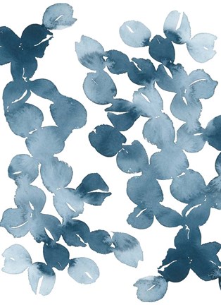 Framed Blue Mod Abstract Print