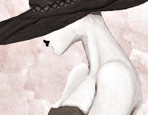 Framed Trendy Lady Print