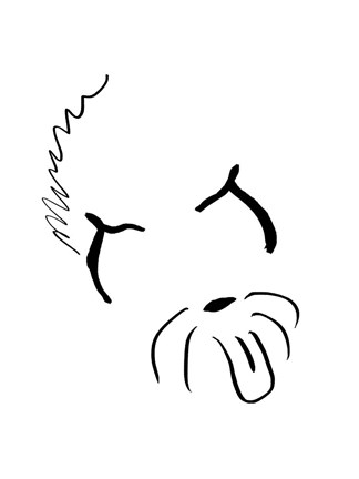 Framed Puppy Ink Print