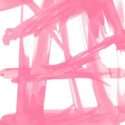 Framed Hidden Pink March Print