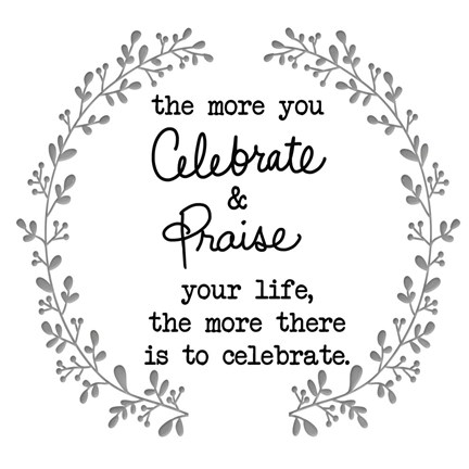 Framed Celebrate And Praise Print