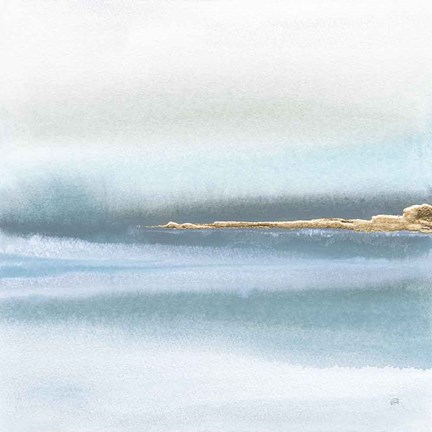 Framed Blue Earth I Print