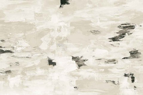 Framed Steps on Stones III Neutral Print