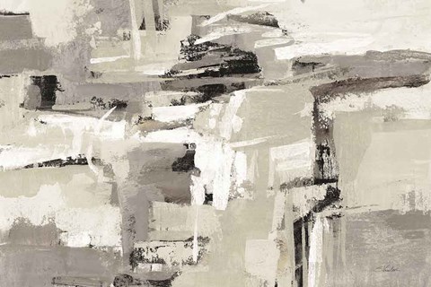 Framed Brick Wall Neutral Crop Print