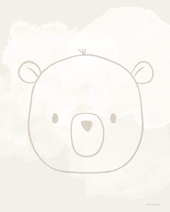 Framed Soft Bear Print