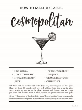 Framed Cosmopolitan Print