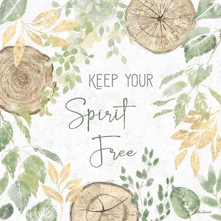 Framed Natures Leaves V Sage Print