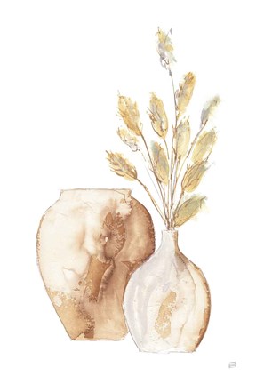 Framed Vase Bunny Tail Print