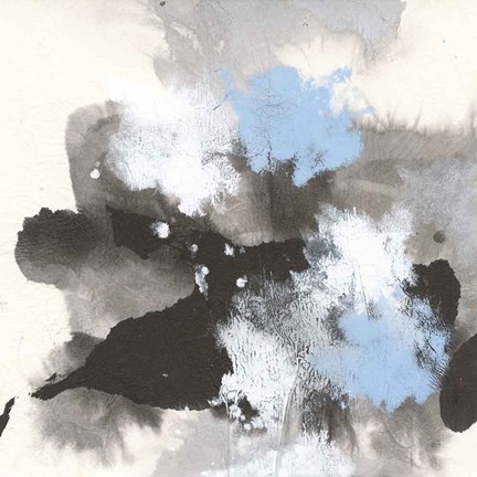 Framed Puff of Blue II Print