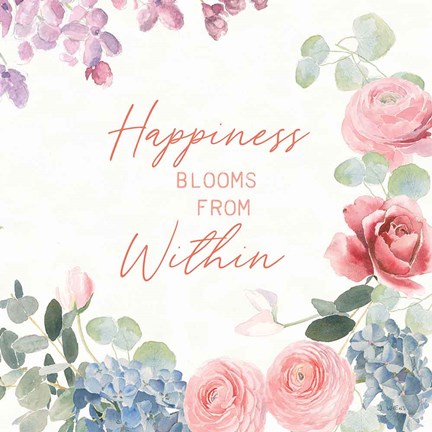 Framed Boho Bouquet  XVI Print