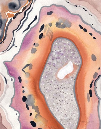 Framed Bright Agate I Print