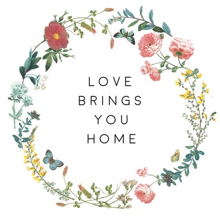 Framed Victorian Garden Bright VI Print