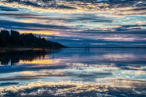 Framed Lavender Morning Print