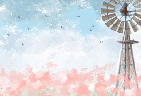 Framed Farmhouse Floral Print