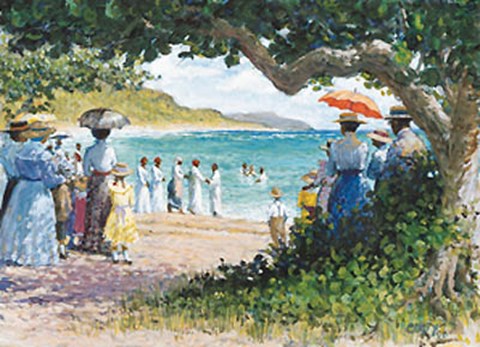 Framed Baptism Print