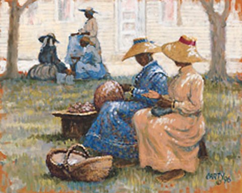 Framed Market Talk Print