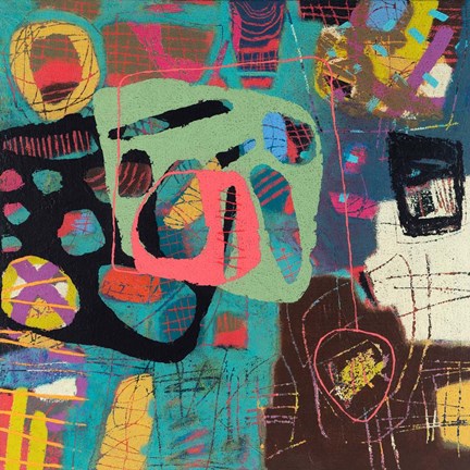 Framed Conversations In The Abstract No. 108 Print