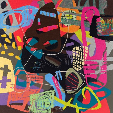 Framed Conversations In The Abstract No. 111 Print