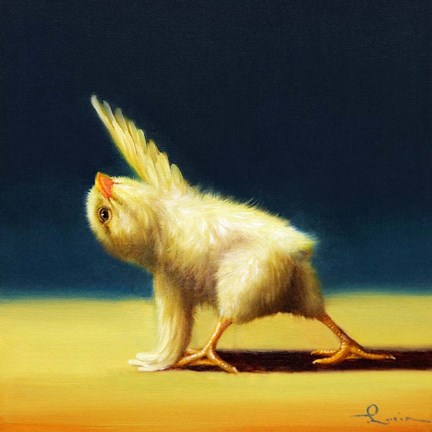 Framed Yoga Chick Revolved Side Angle Print