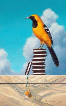 Framed Oriole Oreos Print