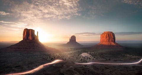 Framed When Dawn Married Dusk Print