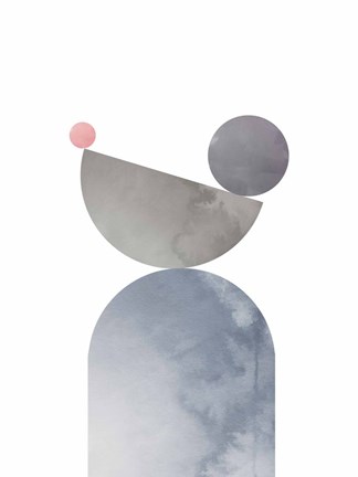 Framed Geometrical Shapes 1 Print