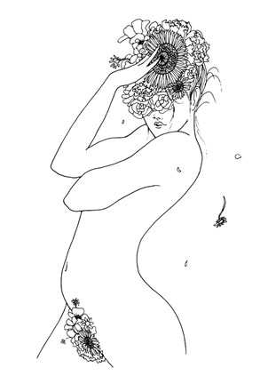 Framed Flower Girl Print