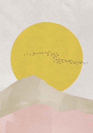 Framed Rocky Mountains Print