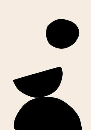 Framed Organic Shapes 9 Print