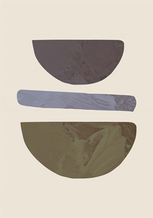 Framed Collage 2 Beige Print