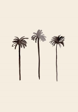 Framed Palm Trees Ink Print