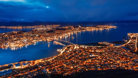 Framed Arctic Twilight Print