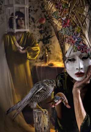 Framed Feeding Print