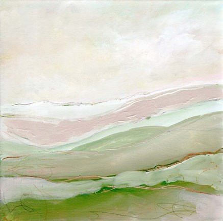 Framed Distant Hills I Print