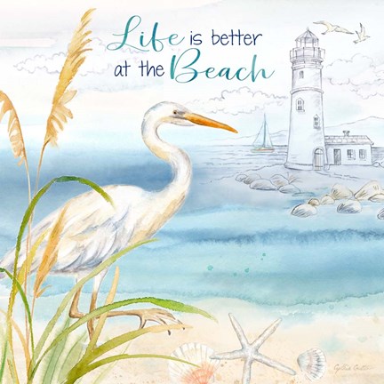 Framed By the Seashore VIII Print