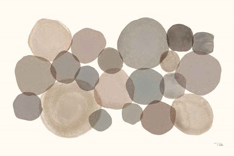 Framed Stone Echoes neutral I Print