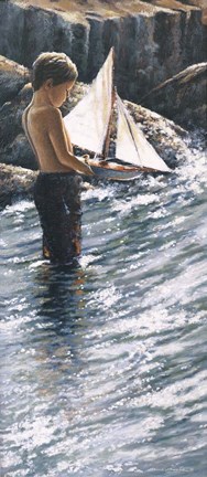 Framed Setting Sail Print