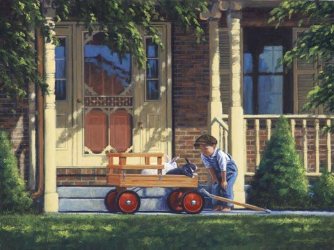 Framed Sharing A Smile Print