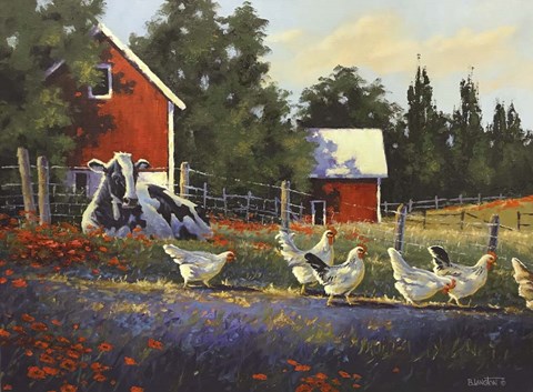 Framed Passing Through Print