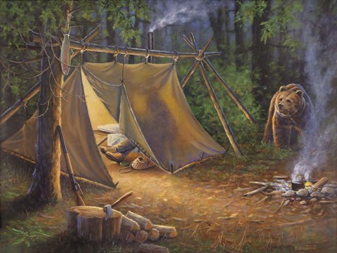 Framed Unexpected Visitor Print