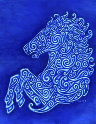 Framed Celtic Horse Print