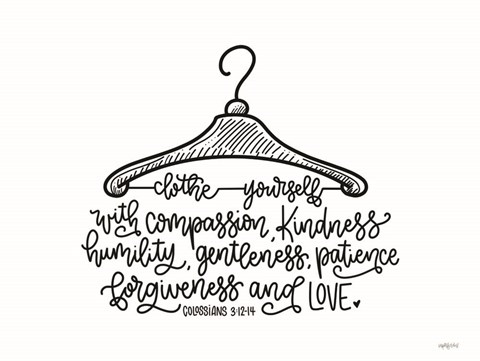 Framed Clothe Yourself Print