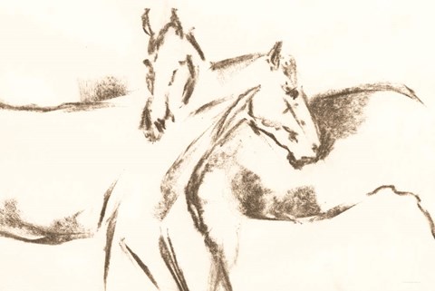 Framed Filly Friends Print