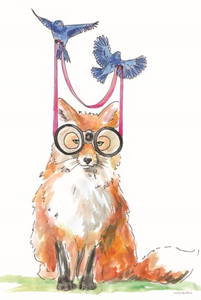 Framed Bird&#39;s Eye View Print