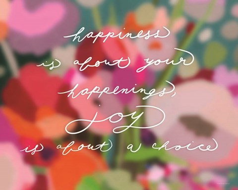 Framed Happiness Is? Print